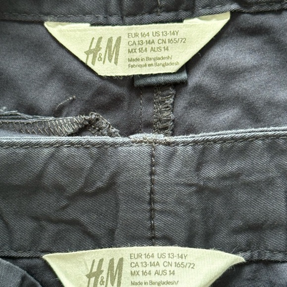 H&M Navy Blue Shorts- Boys Size 13/14 - Picture 13 of 13